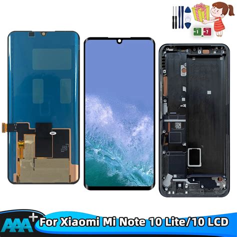 Super For Xiaomi Mi Note 10 Note 10 Lite Note 10 Pro Lcd Display Touch