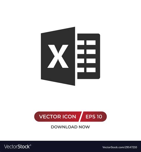 Excel icon Royalty Free Vector Image - VectorStock