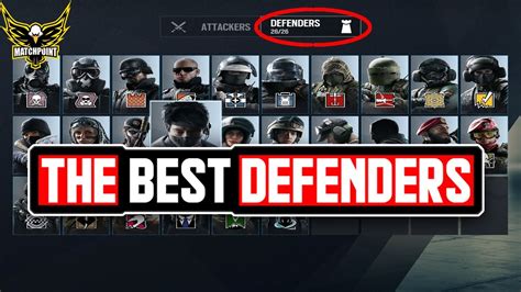 Are You Using The Top 3 Defenders In Rainbow Six Siege Youtube