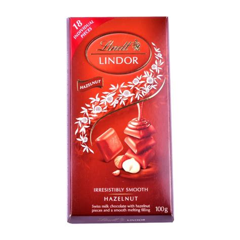 Lindt Lindor Hazelnut Single Gm