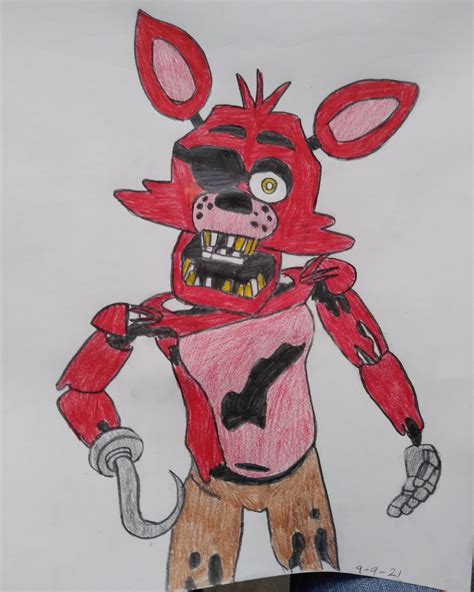 Five Nights At Freddys Foxy Drawing