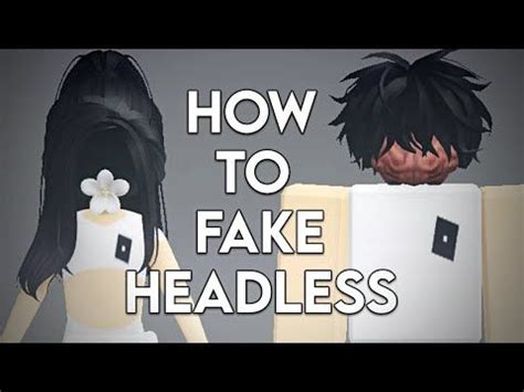 How To Fake Headless On Roblox Youtube Outfit Ideas Emo Emo