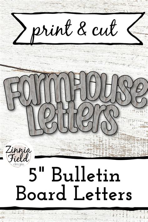 Printable Wood Look Letters And Numbers For Bulletin Boards