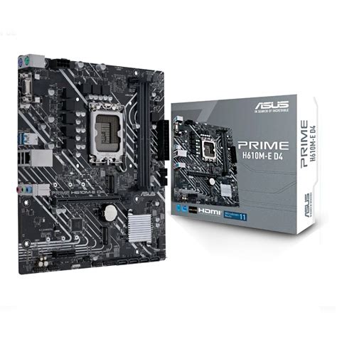Asus Motherboard PRIME H610M-K D4 H610 Series