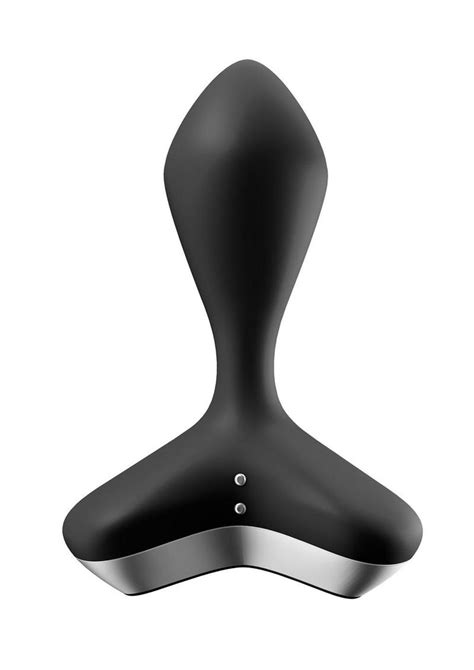 Satisfyer Game Changer Rechargeable Silicone Anal Plug Black Adult