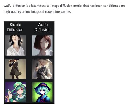 Ak On Twitter Waifu Diffusion A Latent Text To Image Diffusion Model That Has Been