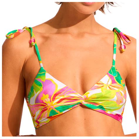 Seafolly Wonderland TwistedFront Bralette Bikini Top Damen