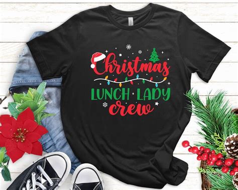 Christmas Lunch Lady Crew SVG Christmas Cafeteria Lunch Lady Etsy