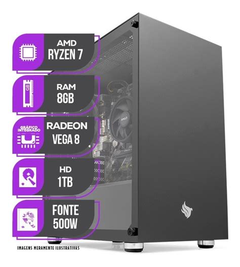 Pc Gamer Amd Ryzen G Mercadolivre