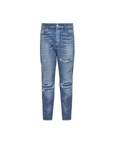 Amiri Ultra Suede Mx1 Jean In Blue For Men Lyst Canada