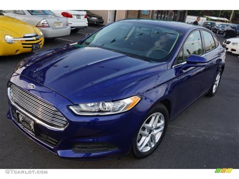 2014 Deep Impact Blue Ford Fusion SE 105250999 GTCarLot Car