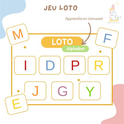 LOTO LETTRES DE L ALPHABET Capitales Imprimerie Les Supports De Souha