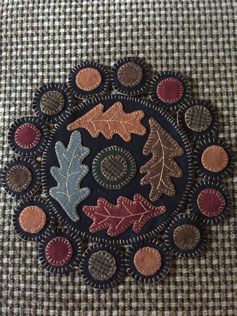 Wool Applique Penny Rugs Rug Pattern