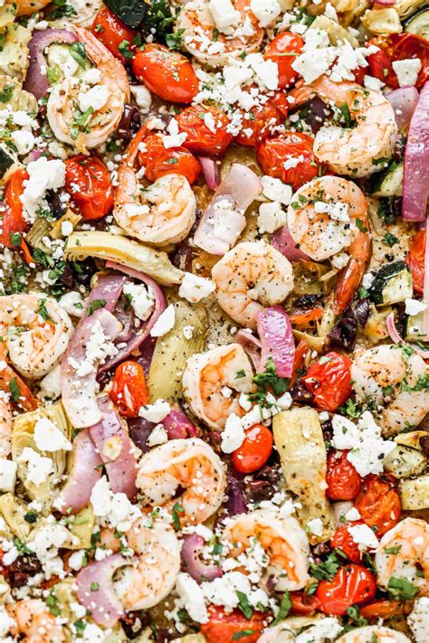 Sheet Pan Mediterranean Shrimp