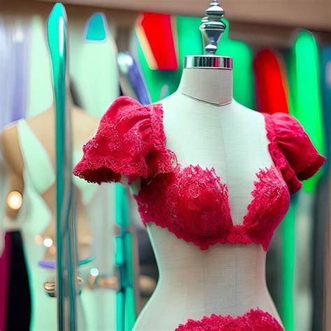 Premium AI Image Beautiful Bikini In A Sewing Mannequin