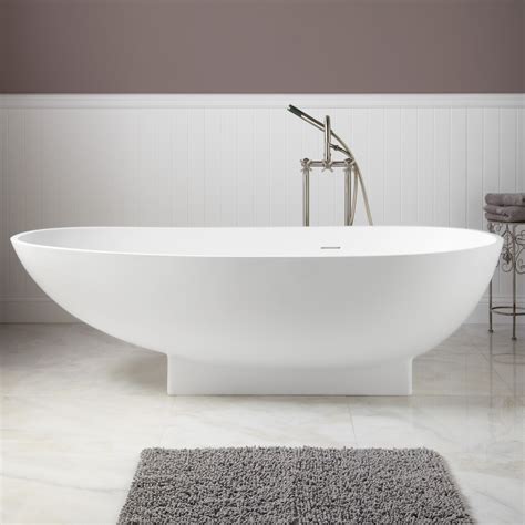 Delmare Acrylic Freestanding Tub Bathroom - Foto Decoration Idea