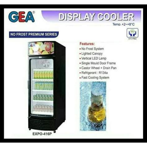 Jual Gea Expo P Showcase Satu Pintu Display Cooler Kulkas