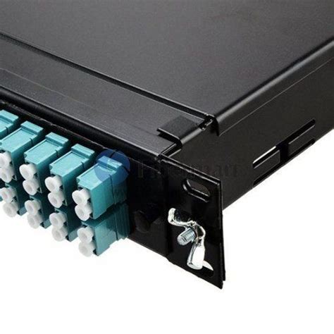 96 Ports Loaded Lc Faps 1ru Rack Mount Fiber Patch Panel Panduit Fmt1