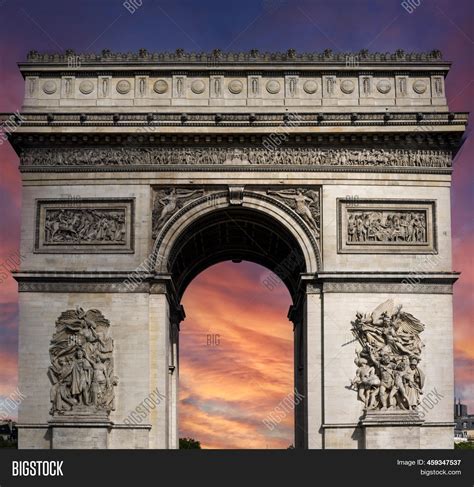 Arc Triumph Paris One Image And Photo Free Trial Bigstock