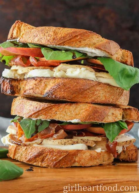 Chicken Prosciutto Sandwich | Girl Heart Food®