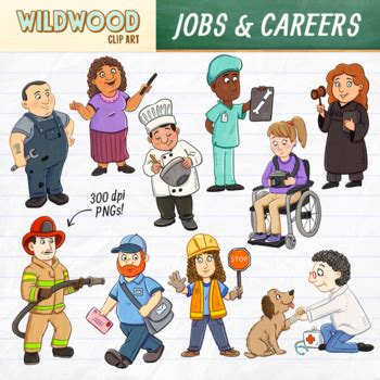 jobs careers clip art set  wildwood clip art tpt