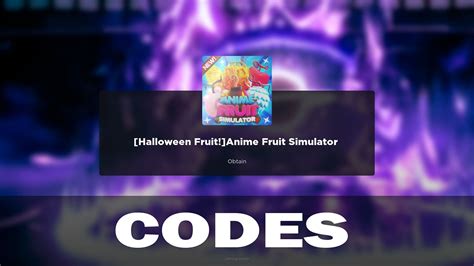 Anime Fruit Simulator Codes 2024 Active Expired Codes