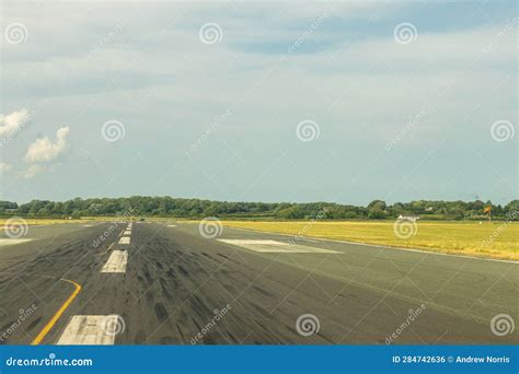 Airport Runway View stock photo. Image of empty, maintenance - 284742636