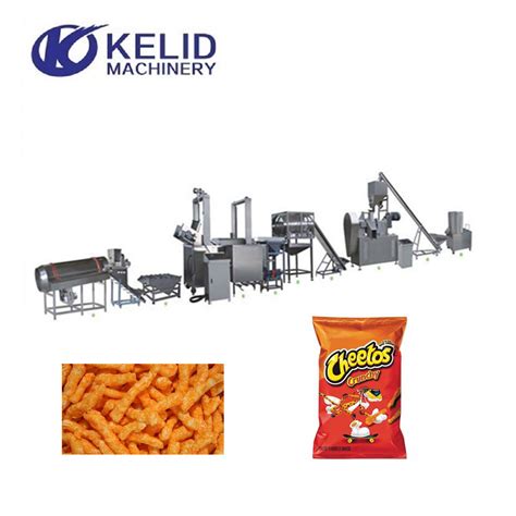 Automatic Cheetos Kurkure Nik Naks Corn Curls Production Line Corn