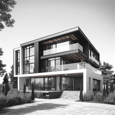 premium photo  residential home design