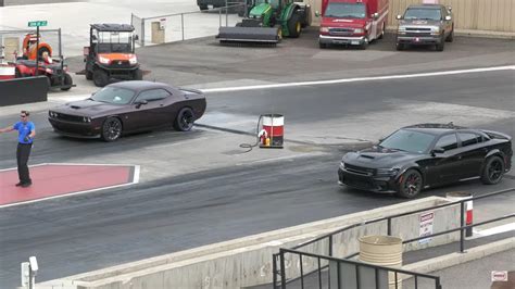 Chevy Camaro Zl Drags Charger Hellcat And Challenger Someone Gets