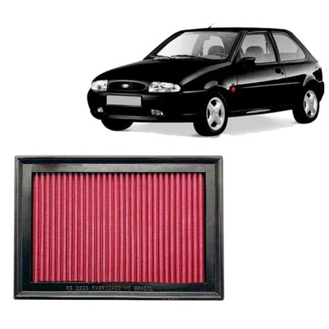 Filtro Esportivo Inbox FIESTA 1 6 8V ZETEC ROCAM 1999 A 2002