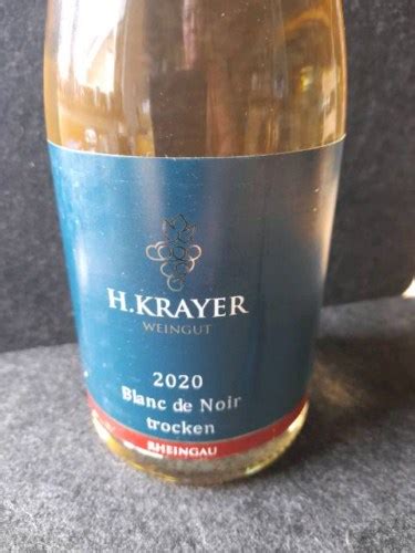 Weingut Krayer Blanc De Noir Trocken Vivino Us