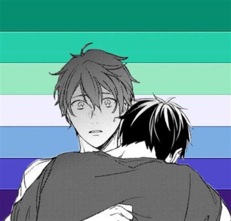 Mafuyama Gay Flag Pride Icon Anime Personagens