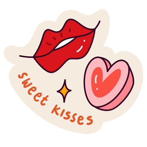 Kiss Stickers Free Love And Romance Stickers