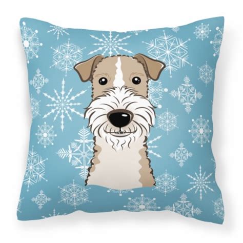 Carolines Treasures Bb Pw Snowflake Wire Haired Fox Terrier