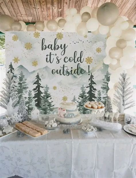 Shower Bebe Baby Boy Shower Winter Shower Winter Baby Showers