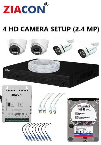 Hd Cctv Camera Setup(4 HD CAMERA SETUP COLOR VISION) at Rs 7999 in Jaipur