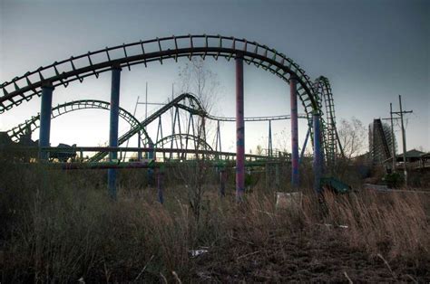 Photos Show Desolate Abandoned Six Flags New Orleans 10 Years After