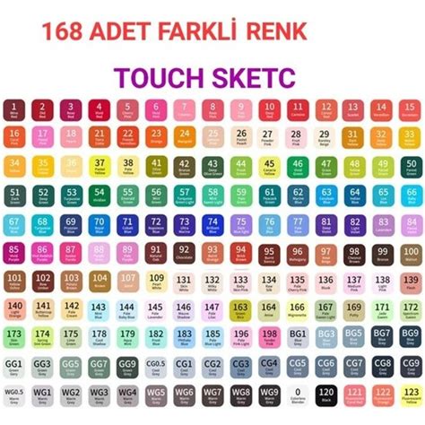 Touch Sketc 36 Lı Çift Uçlu Marker Kalem Seti Çantalı ve Fiyatı