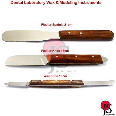 Dental Lab Wax Modelling Tools Mixing Plaster Spatula Alginate Knife