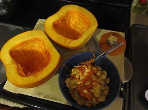 Roasting Pumpkins And Pumpkin Puree Chloes Tray