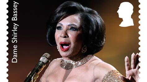 Dame Shirley Bassey Stamps Issued As Royal Mail Celebrates Welsh Singers 70 Years In Showbiz