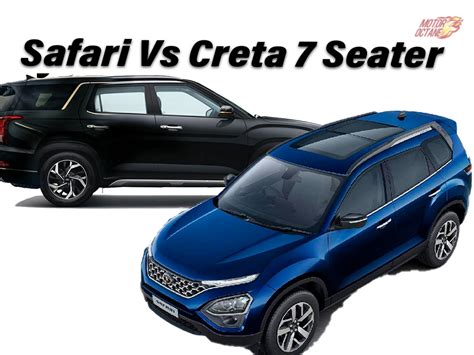 2021 Tata Safari Vs Hyundai Creta Seven Seater Motoroctane