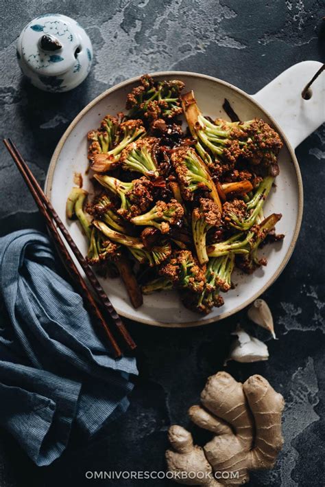 Chinese Cauliflower Stir Fry (干锅菜花) - Omnivore's Cookbook