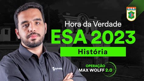 Hora da Verdade ESA 2023 História YouTube