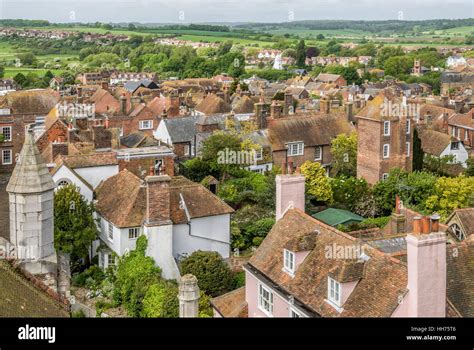 Historical Town Center Of Rye In East Sussex England Historische Altstadt Von Rye In