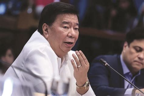 ‘Count me out': Drilon not running for president