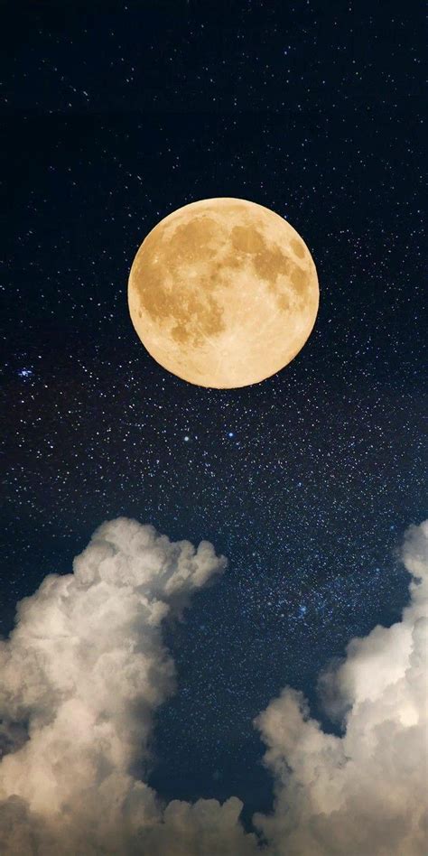 Night Sky Moon Wallpapers - Top Free Night Sky Moon Backgrounds ...