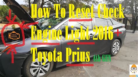 Prius Reset Check Engine Light