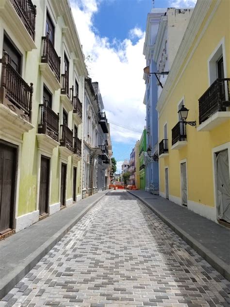 Old Town San Juan, Puerto Rico. Stock Image - Image of commute, cityscape: 100191057